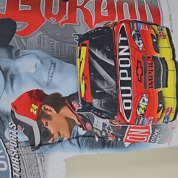 Vintage Chase Authentics Jeff Gordon Double Sided Shirt - Picture 7 of 10